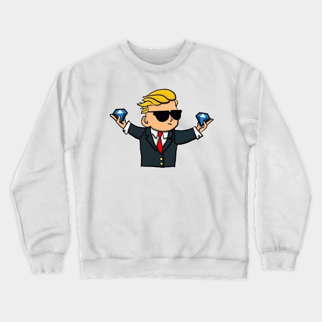 Apes Together Stonks Crewneck Sweatshirt by Kent